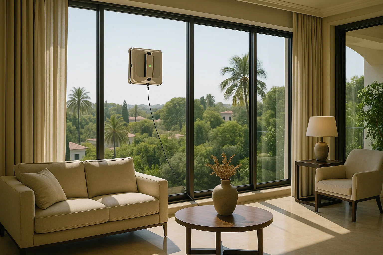 Hyderabad Homes Get Smarter with Otekworld’s Robotic Window Cleaner!