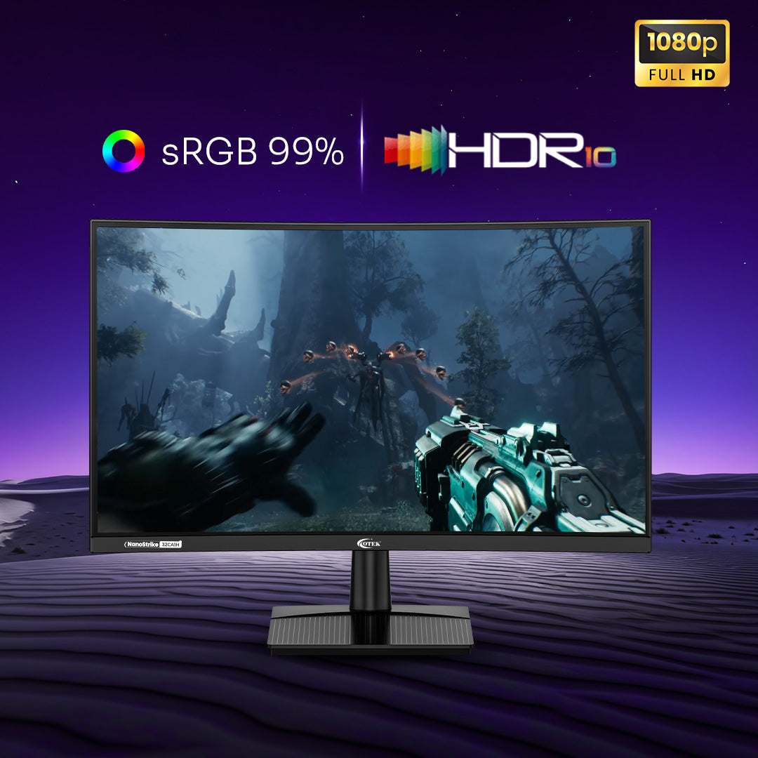 OTEK NanoStrike 32CA1H Curved Gaming Monitor