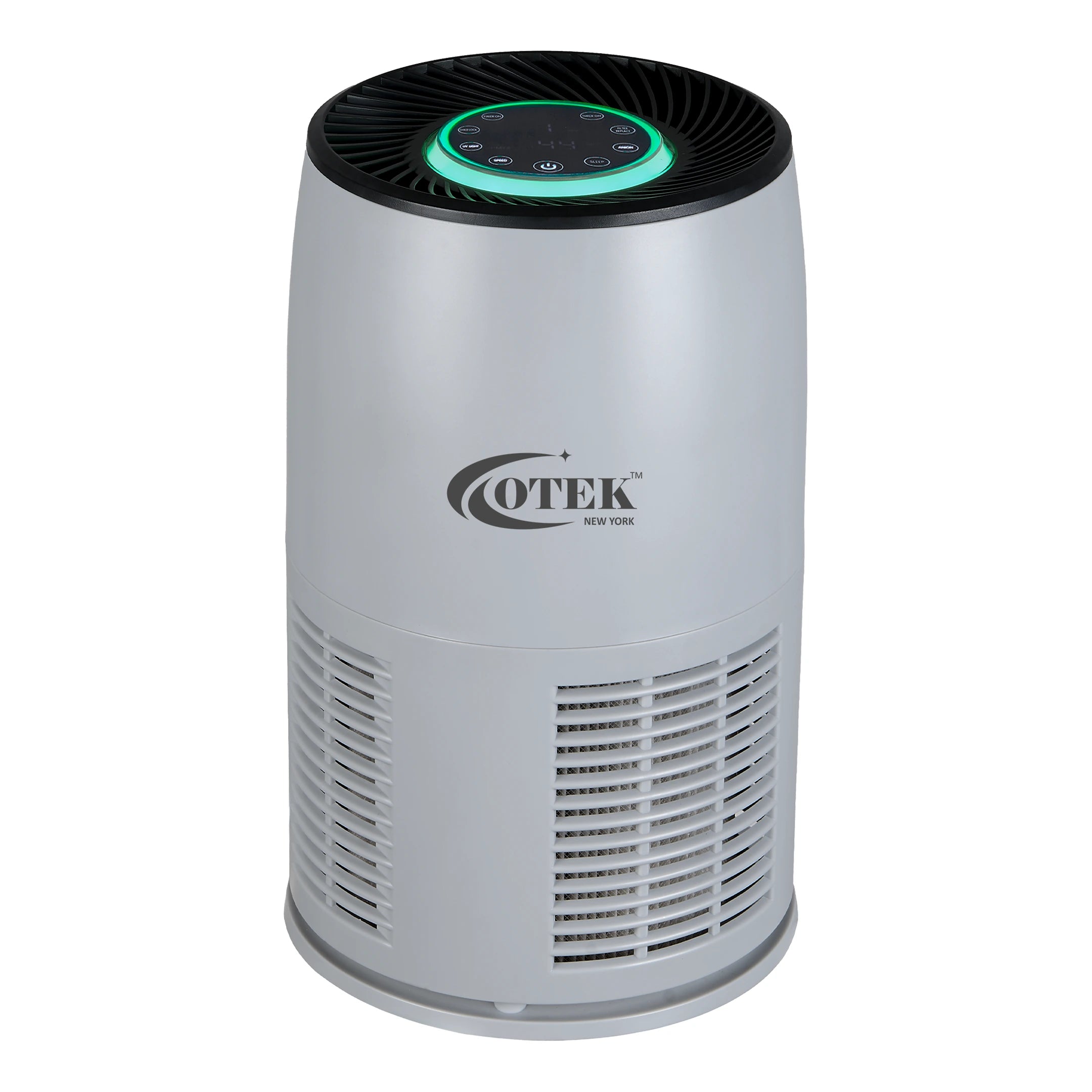 Otek World Air Purifier with AQI display and 280 sq. ft. coverage, ideal for home use.
