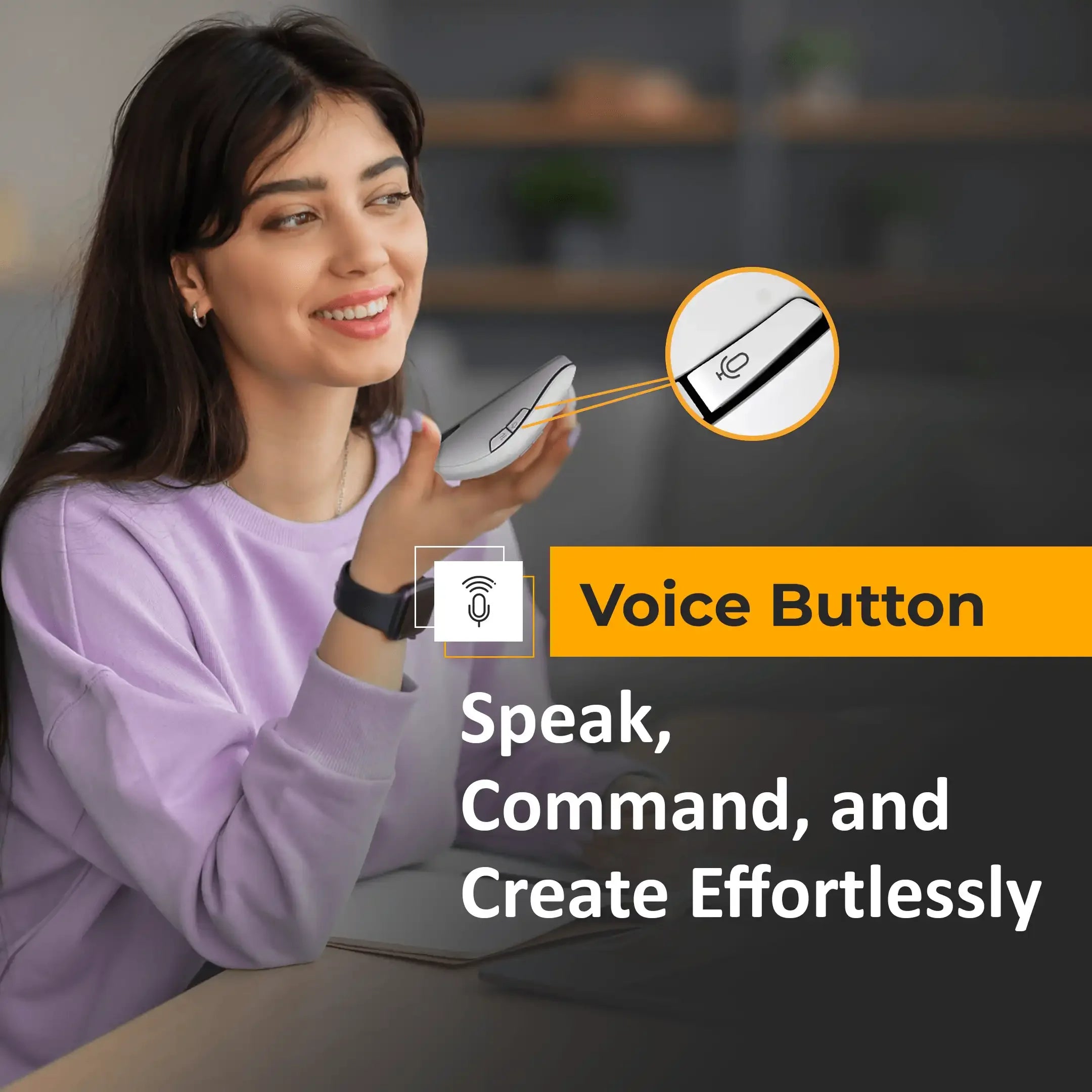 BM09 AI Integrated Mouse - White - Otekworld