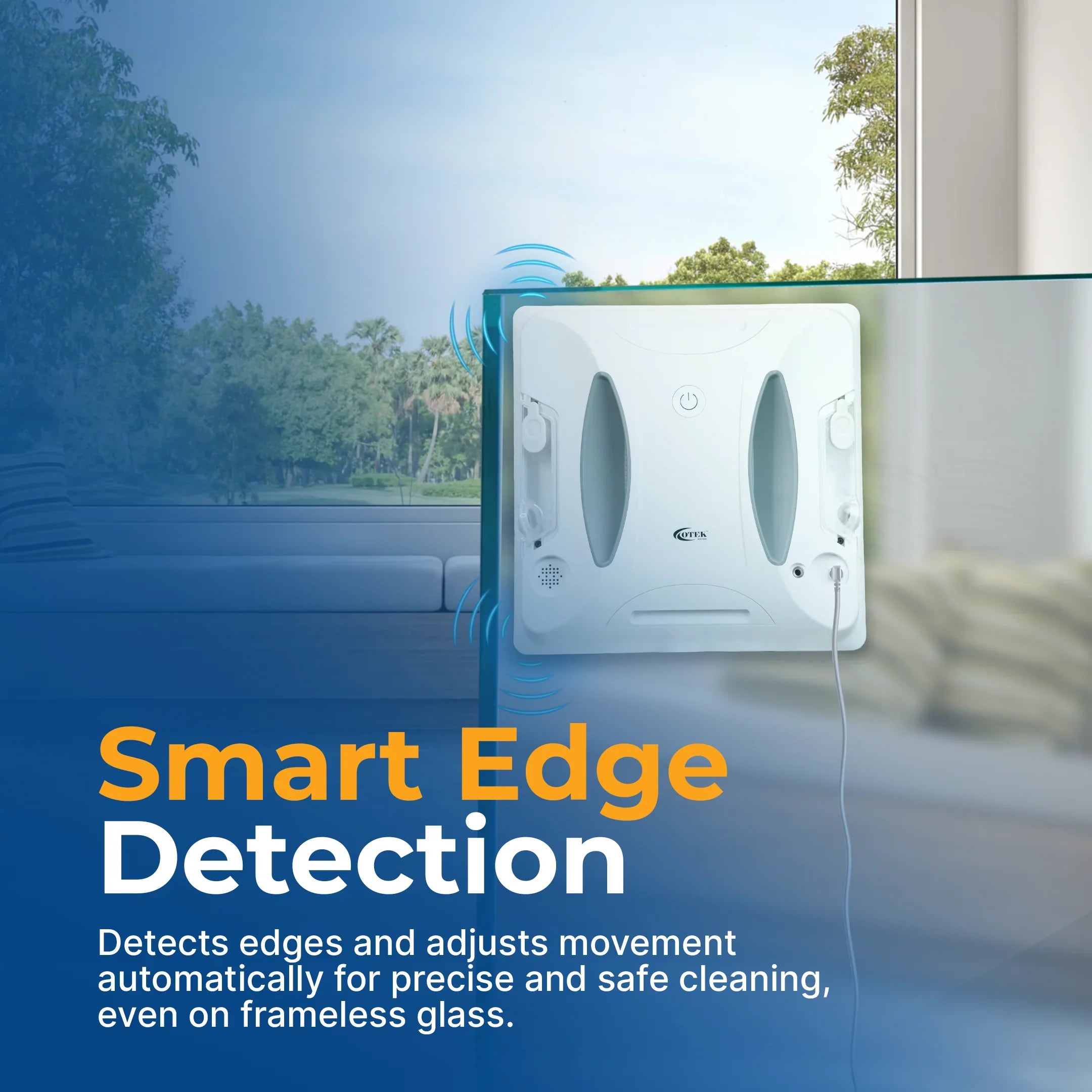 Otek World's ShineMate W6, a 90W robotic window cleaner controlled by app or remote