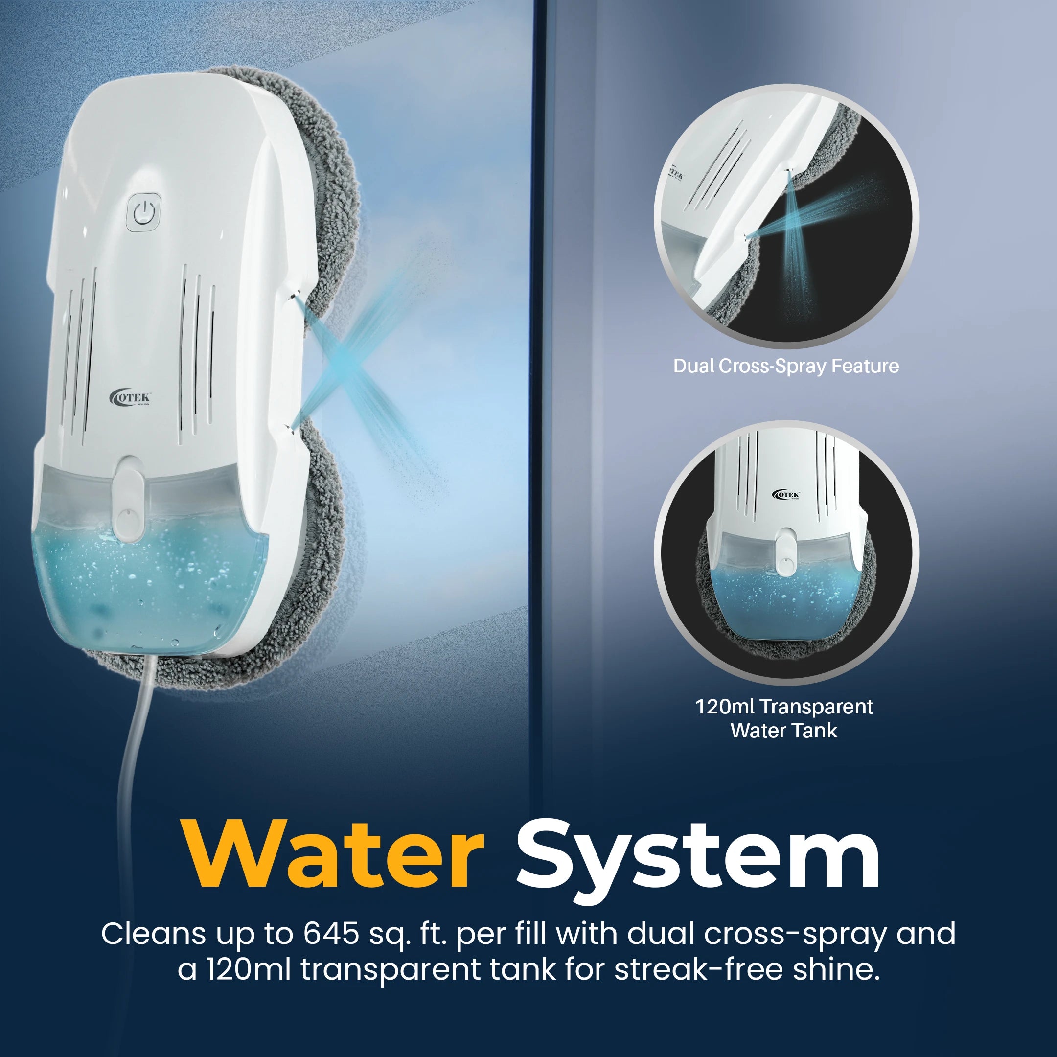 Advanced ShineMate W6 robotic cleaner designed for spotless window cleaning with smart navigation.