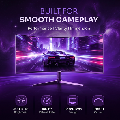 OTEK NanoStrike 34CX3 34-Inch Curved Gaming Monitor