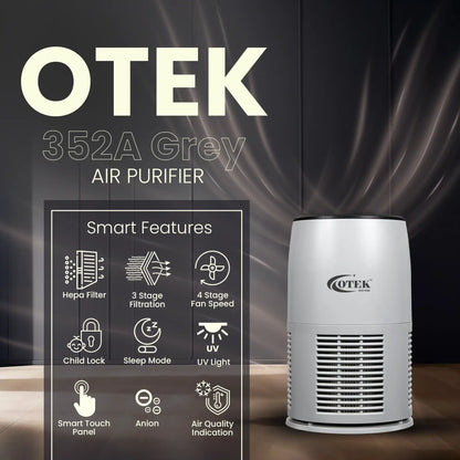 352A Air Purifier - Grey - Otekworld