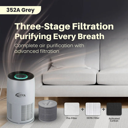 352A Air Purifier - Grey - Otekworld