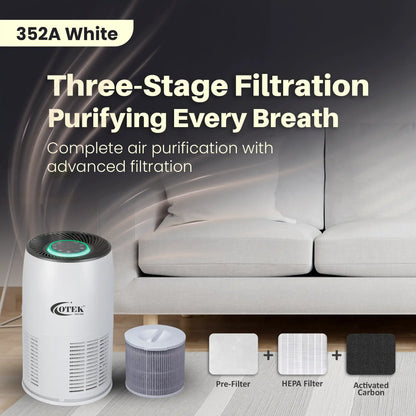 352A Air Purifier - White - Otekworld