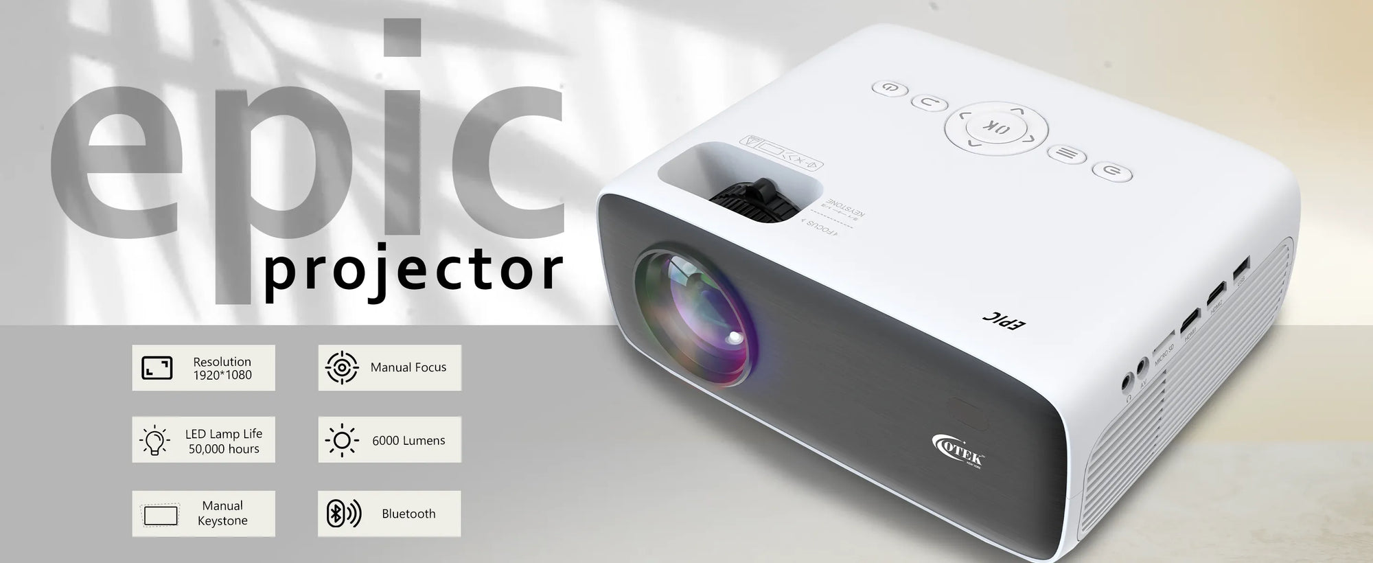 Epic Smart FHD Projector