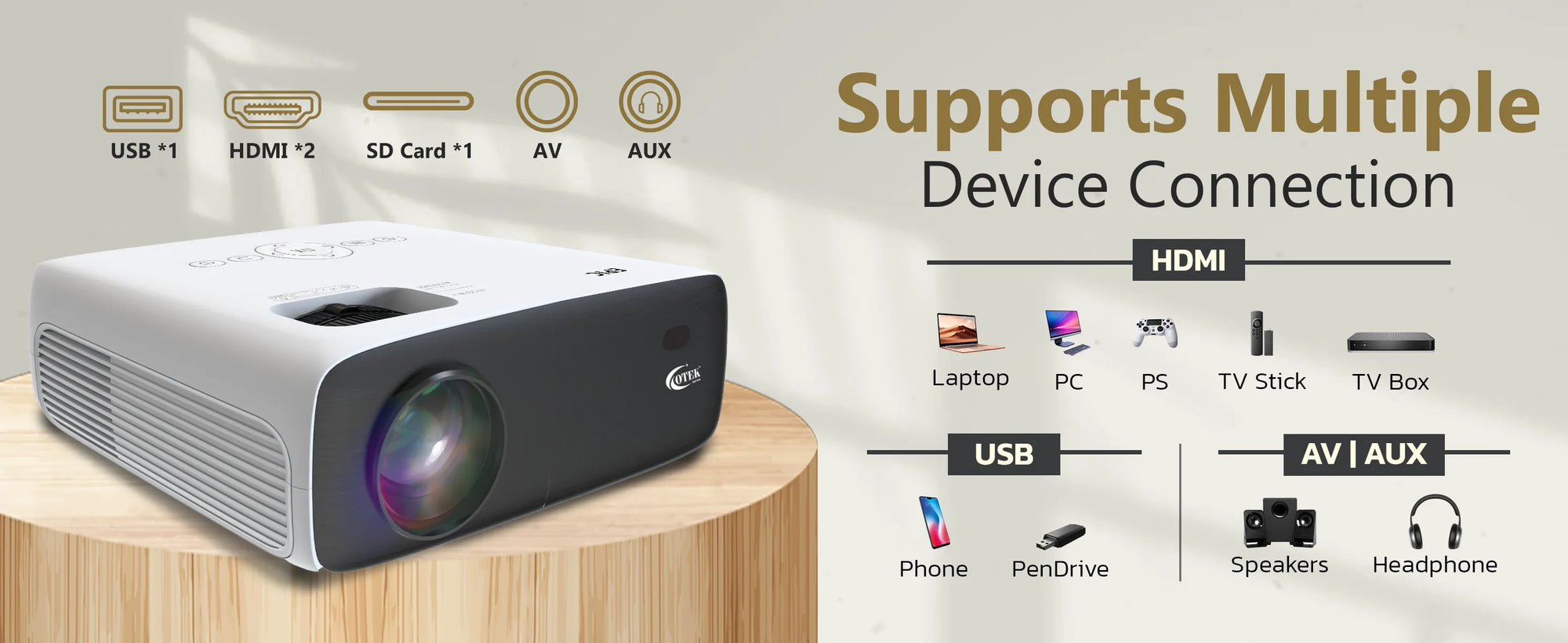 Epic Smart FHD Projector