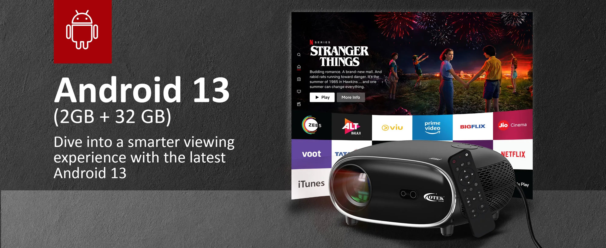 Play Smart FHD Projector