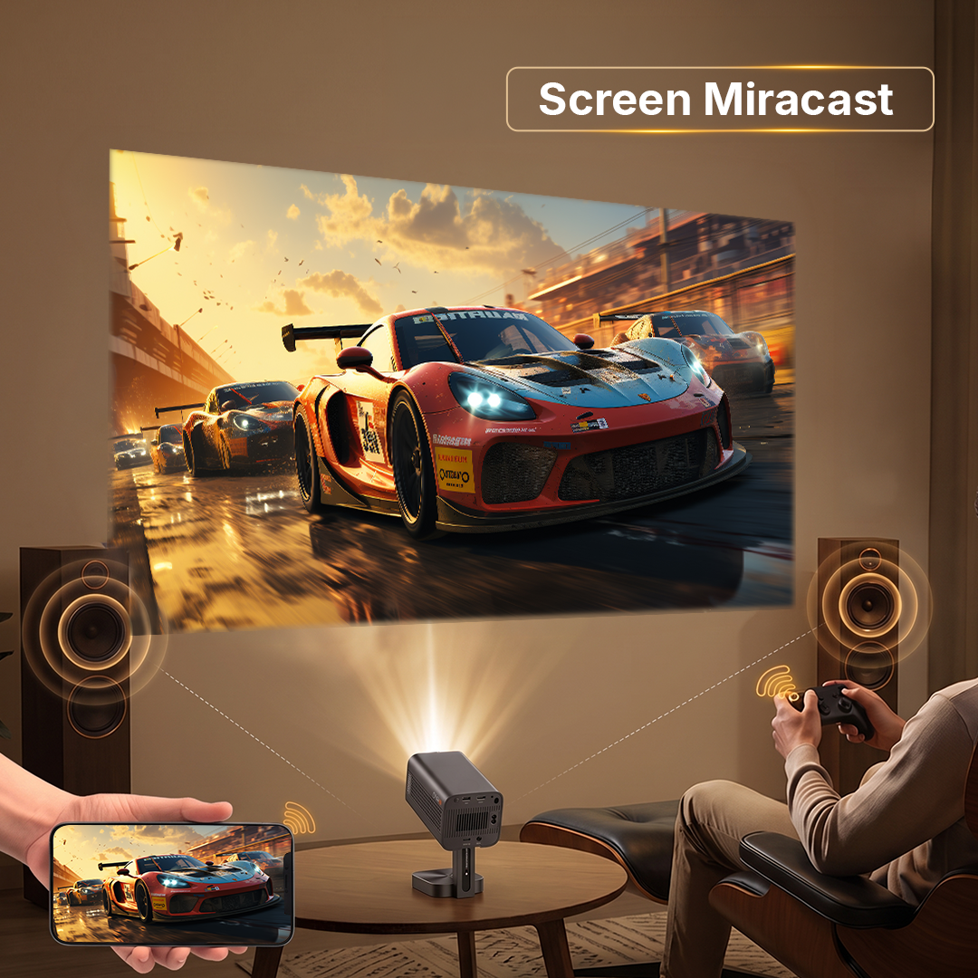 OTEK Epic 1122 C portable projector for movies gaming and cricket