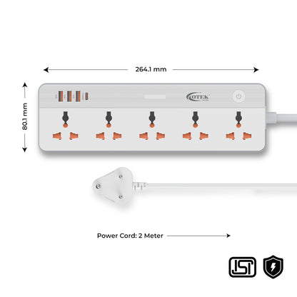 VoltSafe 531 from Otek World, with clear labels indicating its 2500 Watts and 10 Amp capacity, underscoring its powerful performance