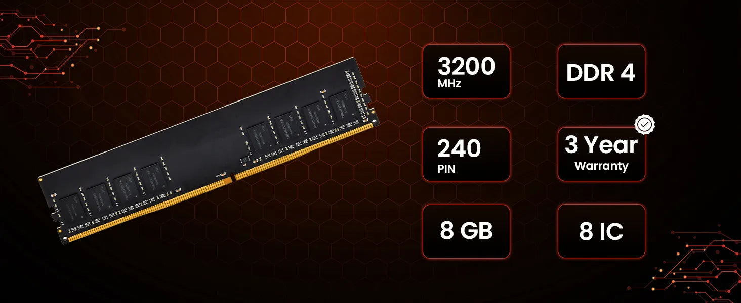 XCORE DDR4-8GB RAM - High Performance Memory