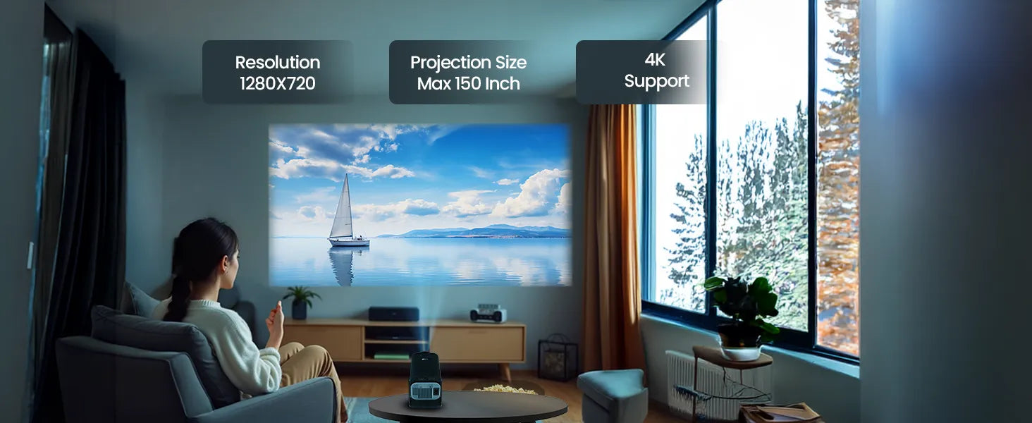 JOY Smart Portable Projector