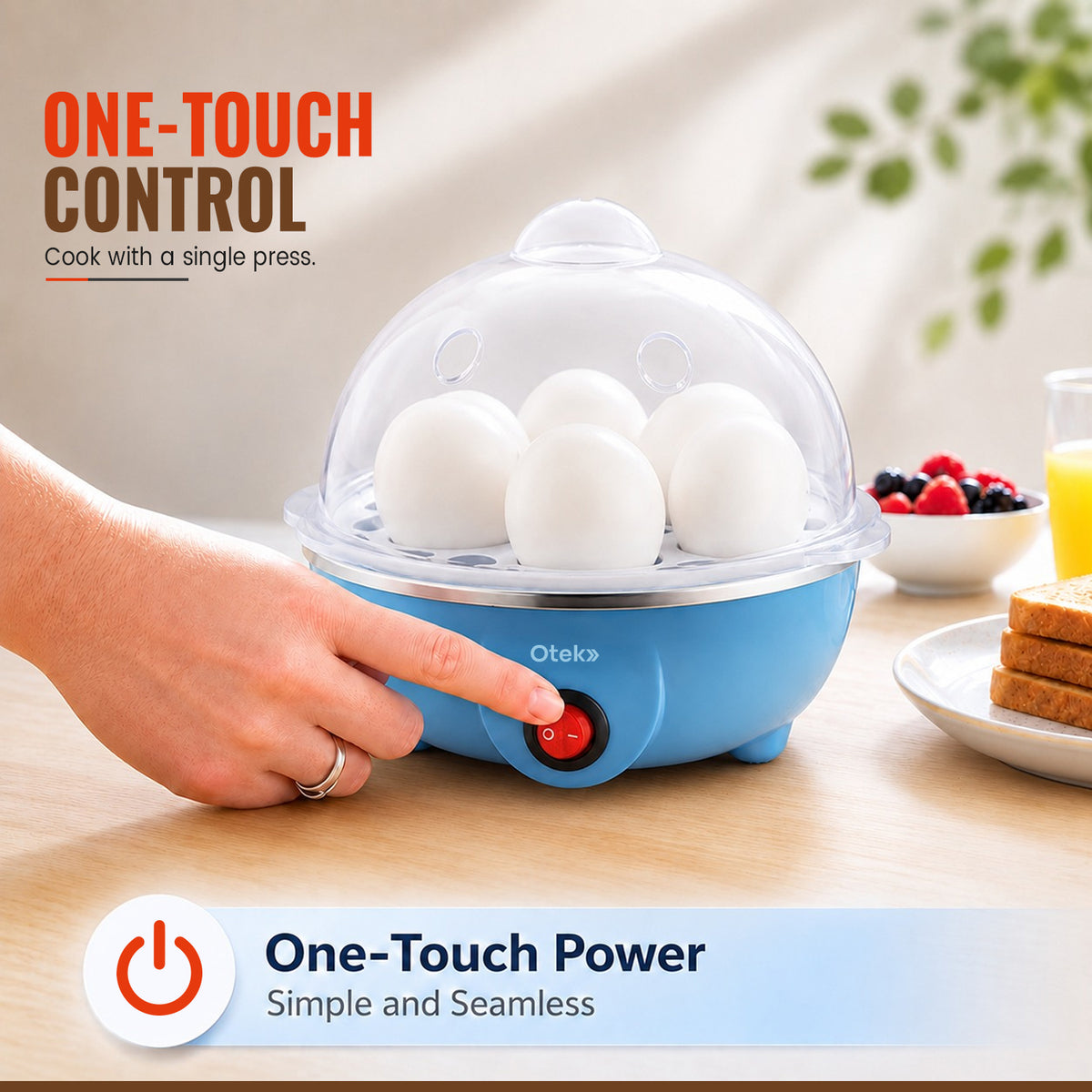 OTEK Boil Xpert 7 Electric Egg Boiler | Auto Cut-Off