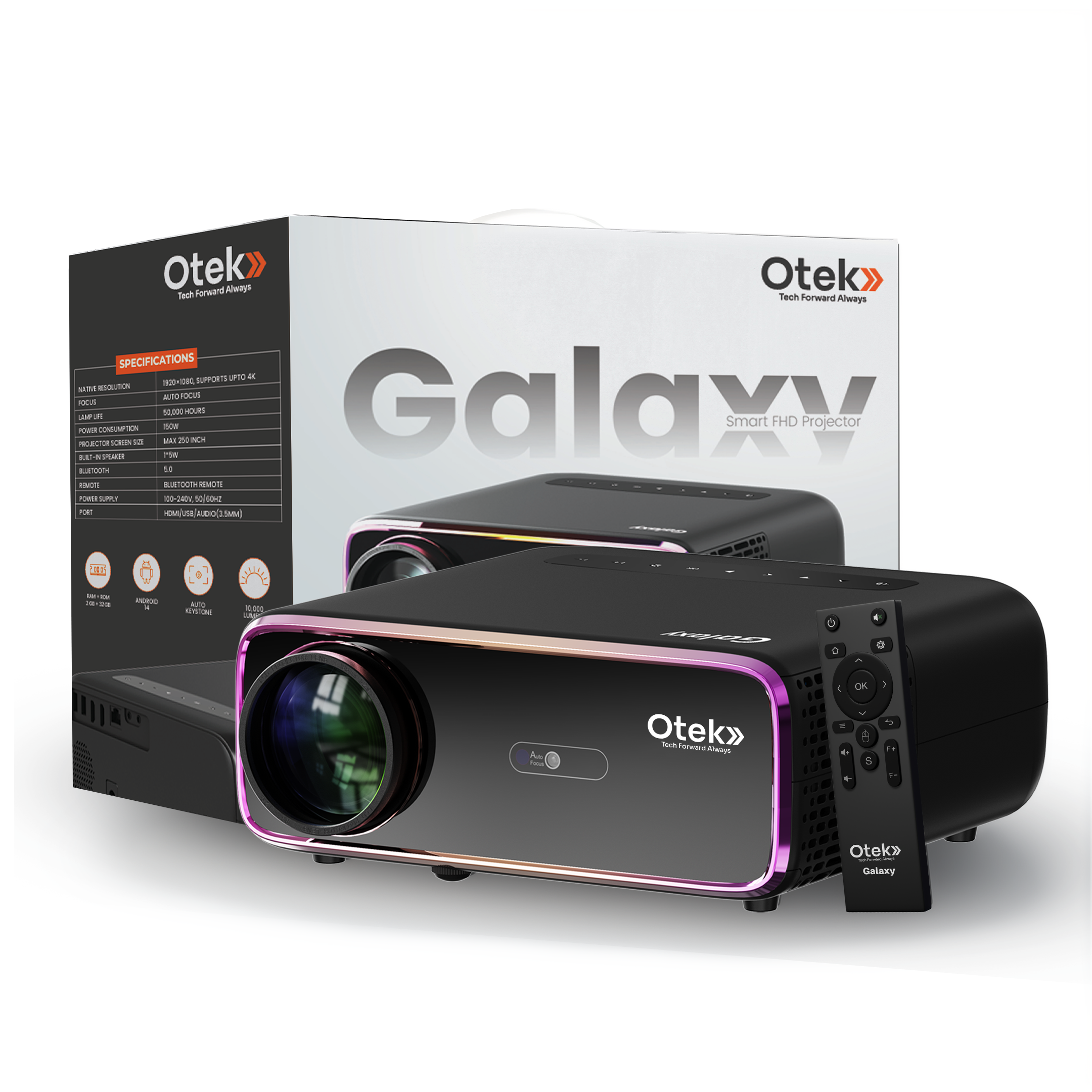 Galaxy Smart FHD Projector