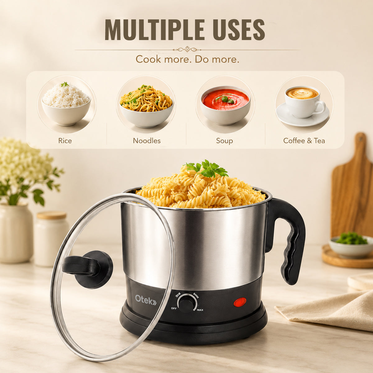 OTEK Multi Chef Kettle 1.5L | 650W