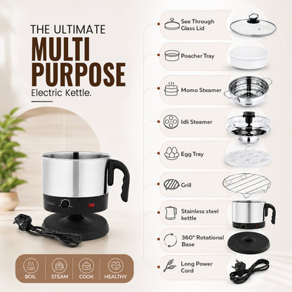 OTEK Multi Chef Kettle 1.2L | Steamer