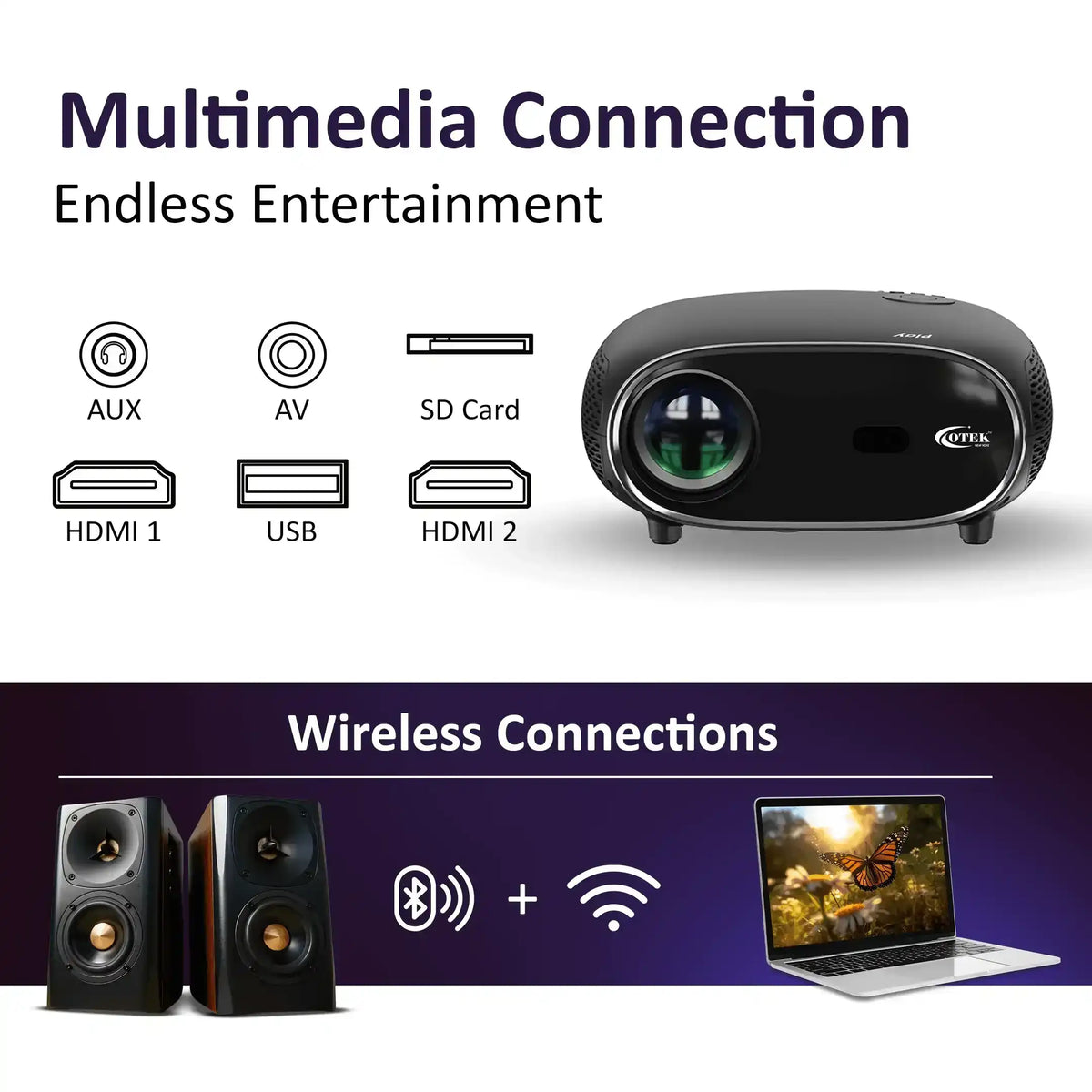 Play Smart FHD Projector - Otekworld