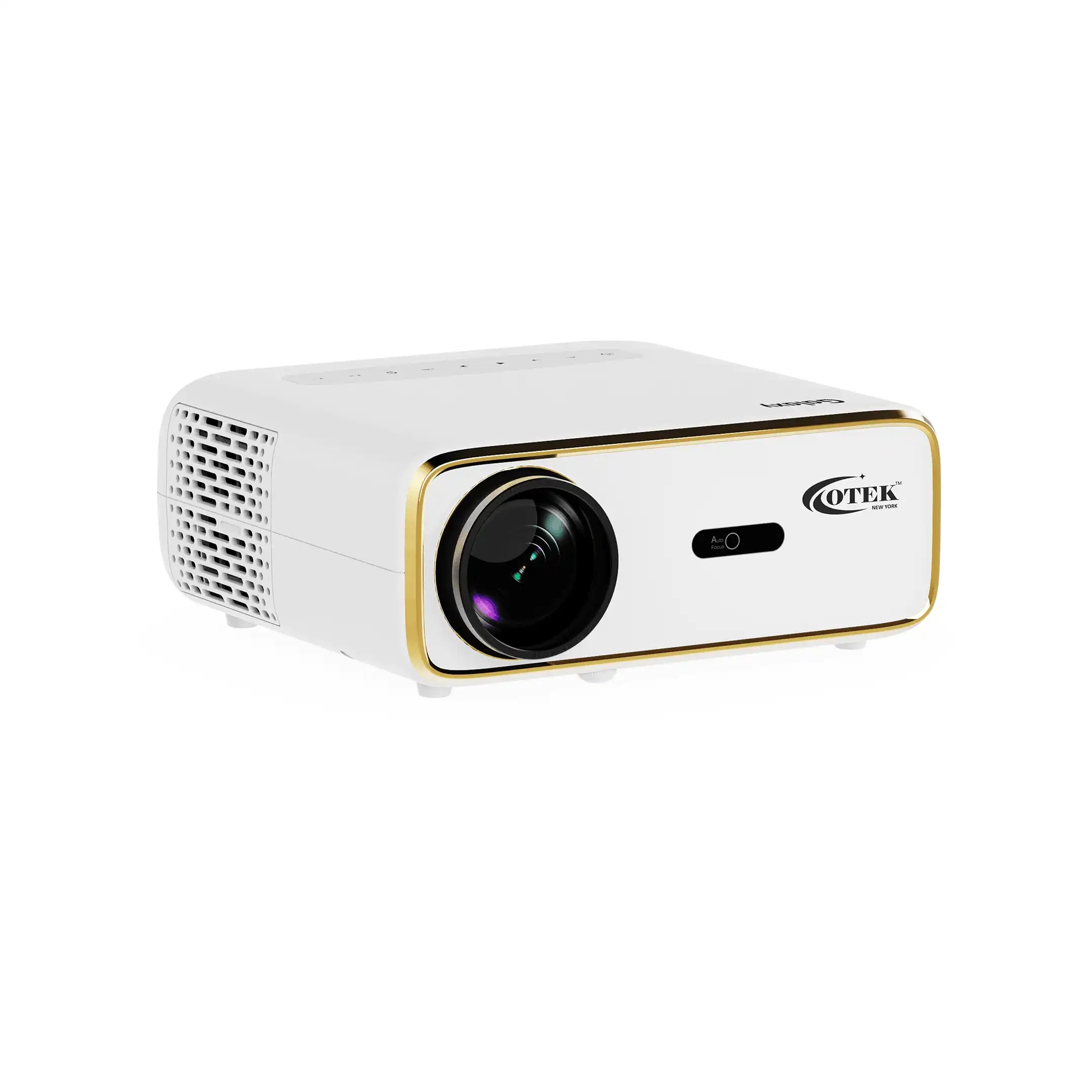 Galaxy Smart FHD Projector by Otek World, featuring 10,000 lumens and 1080p full HD clarity for any space.