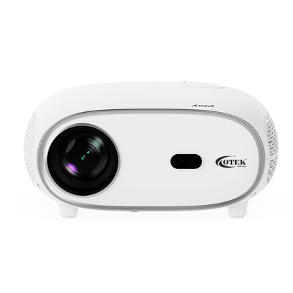 Otek World Play Smart FHD Projector with 1920x1080 resolution and up to 4K support for crystal-clear visuals.