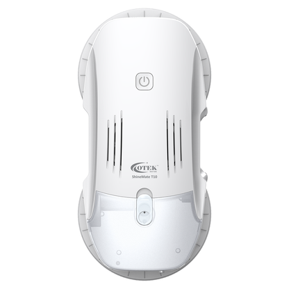 ShineMate W6 robotic window cleaner with sleek 75mm design and advanced cleaning technology.