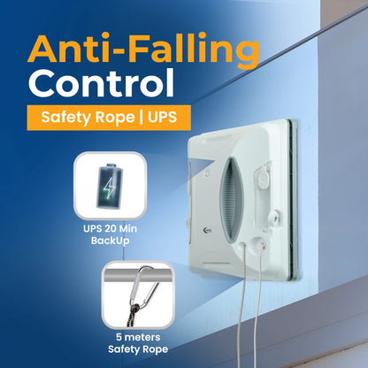 ShineMate W6 robotic window cleaner, designed for efficient and hands-free window maintenance.