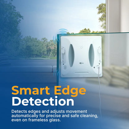 Smart and compact ShineMate W6 robotic window cleaner for modern homes and offices.